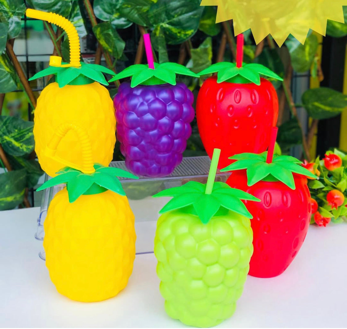 500ml Cute Fruit Shape Water Bottle, Kids Water Bottle, Portable Leak Proof Straw Water Bottle 500ml Cute Fruit Shape Water Bottle, Kids Water Bottle, Portable Leak Proof Straw Water Bottle